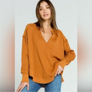 Free People Owen Thermal Knit Shirt In Autumn Wildflower